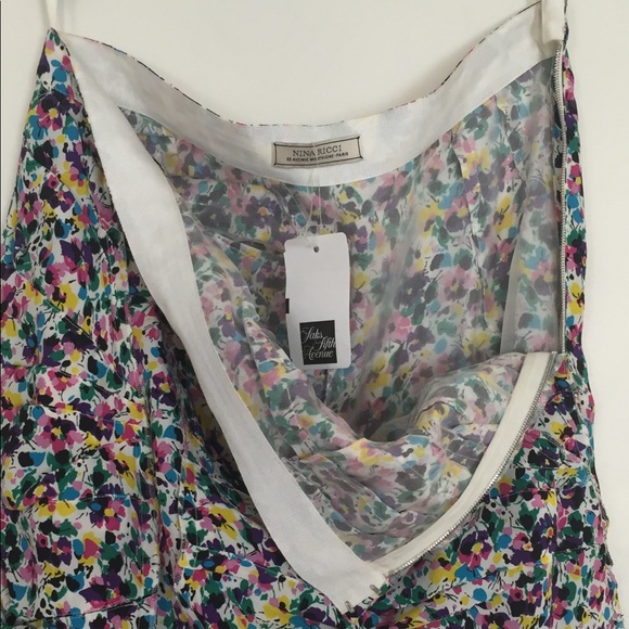 Nina Ricci Mini Pansy Print Co-ord Skirt Set - Picture 9 of 15